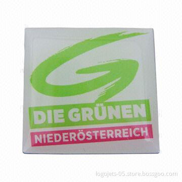Lapel Pins with Silk-screen, Offset Printing and Epoxy Dome Process
